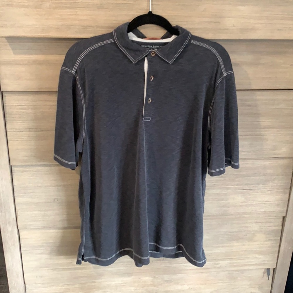 Johnston & Murphy Vintage Slub Polo